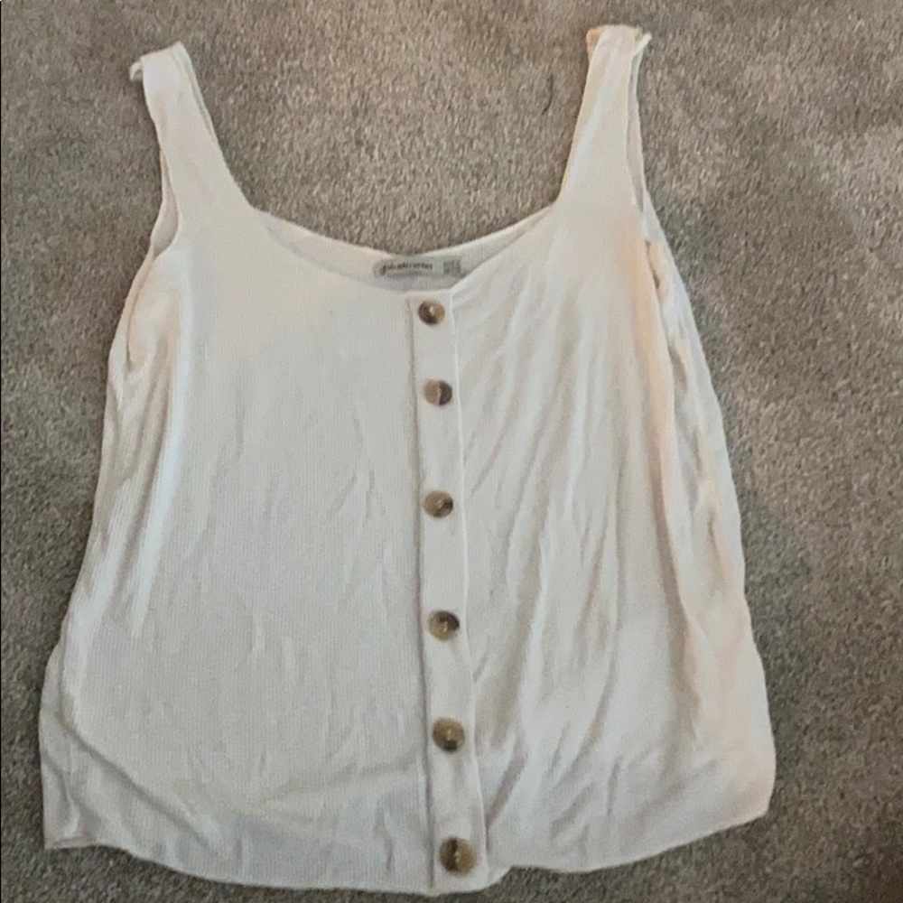 button down tank top!!
